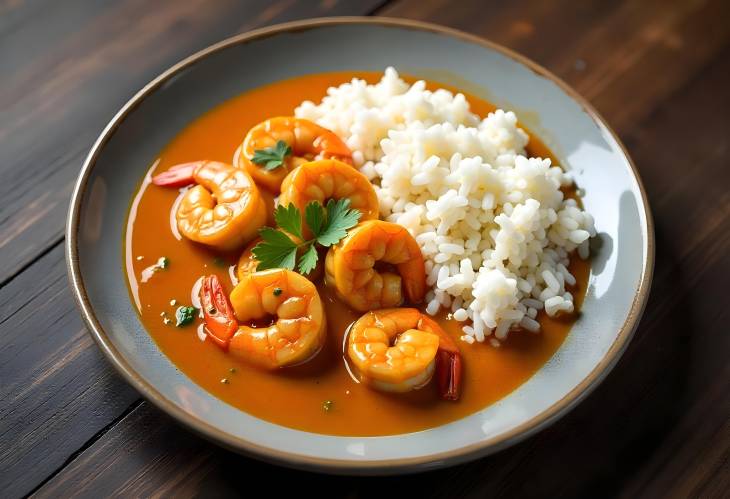 Curry Shrimp Over Rice A Tasty Treat